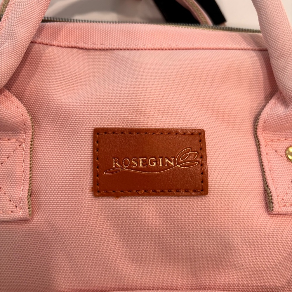 NWT, Rosegin, Diaper Bag, Backpack, Pink, Mint Condition - Picture 8 of 8